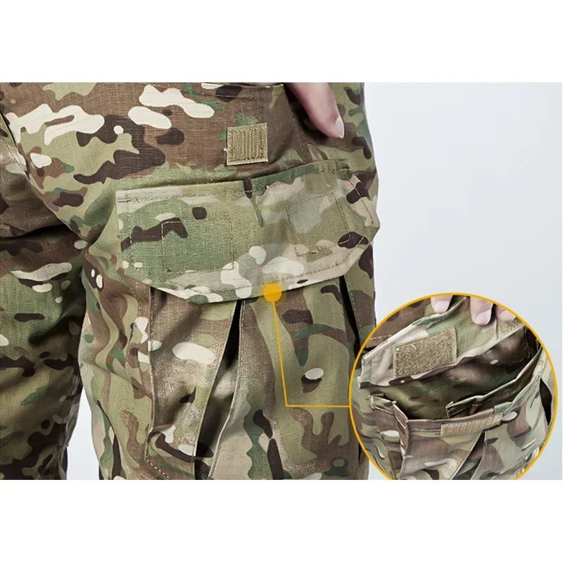 Men's Climbing Camping Camouflage Cargo Pants