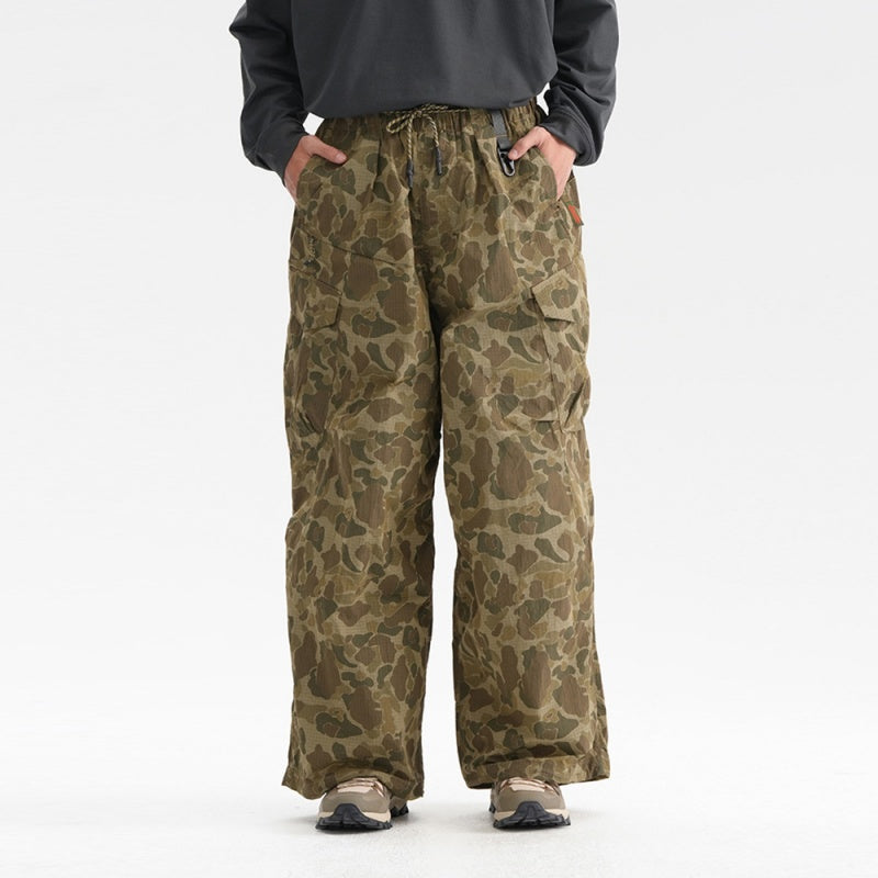 Super Loose Lightweight Outdoor Function Paratrooper Pants Quick-drying Camouflaged Male Overalls