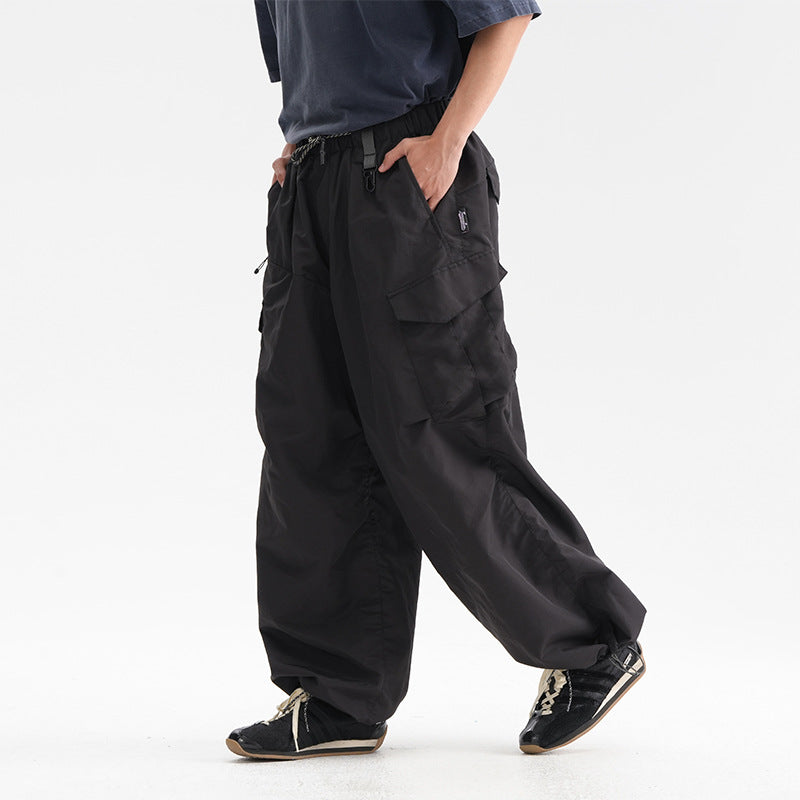 Super Loose Lightweight Outdoor Function Paratrooper Pants Quick-drying Camouflaged Male Overalls