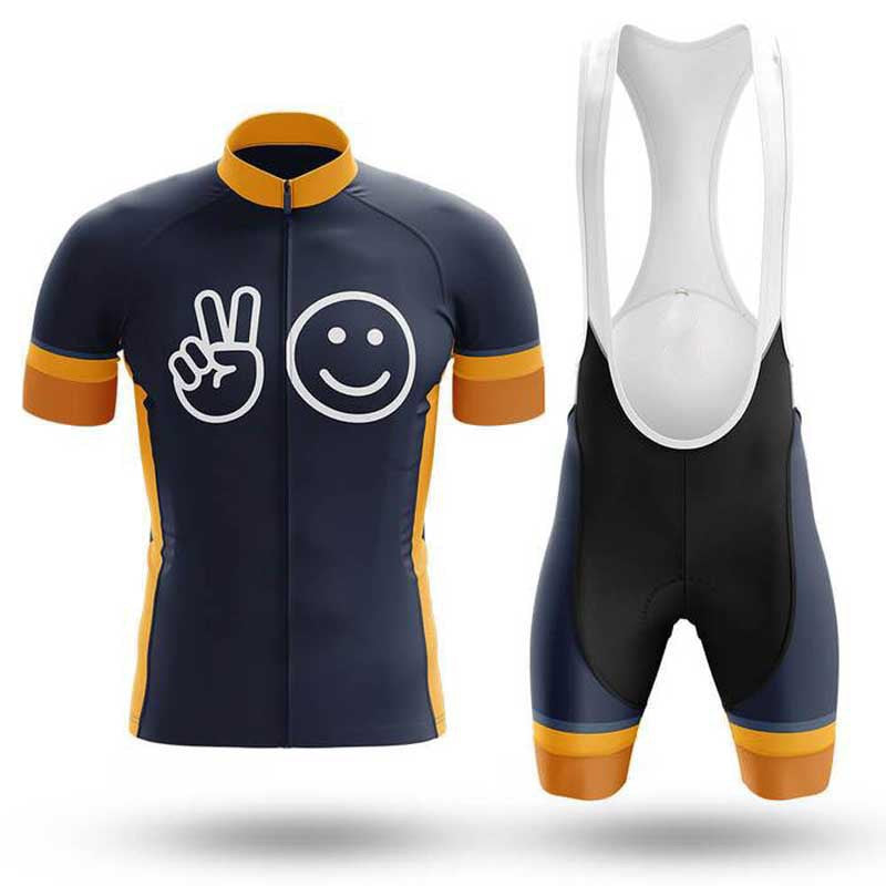 Road And Mountain Bike Cycling Jersey Short-sleeve Set With Back