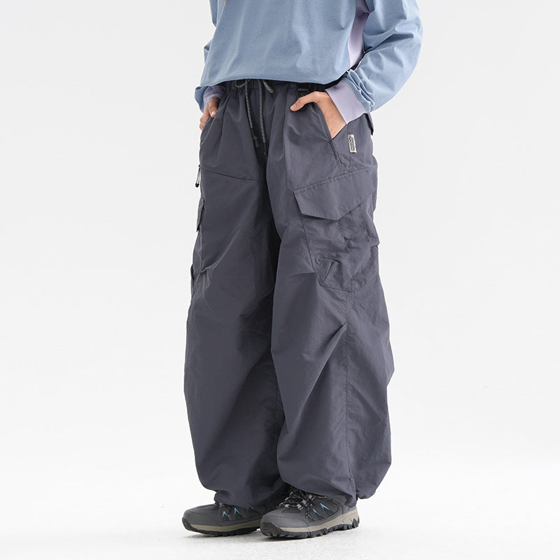 Super Loose Lightweight Outdoor Function Paratrooper Pants Quick-drying Camouflaged Male Overalls